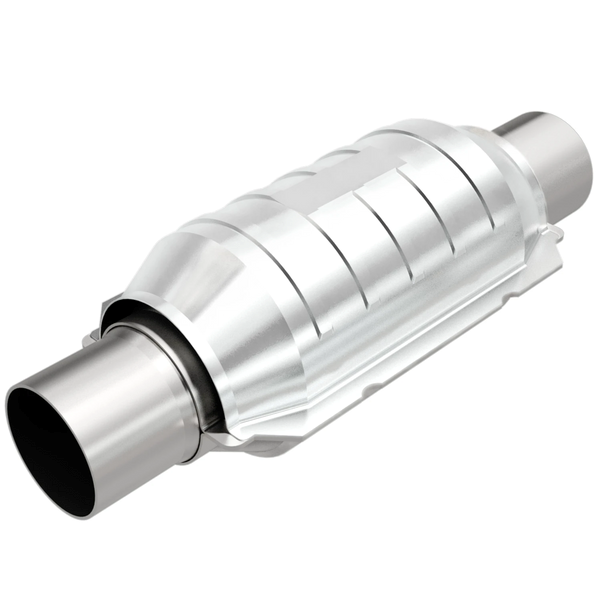 A catalytic converter is shown in this picture.