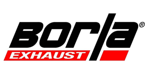 A logo of borle exhaust